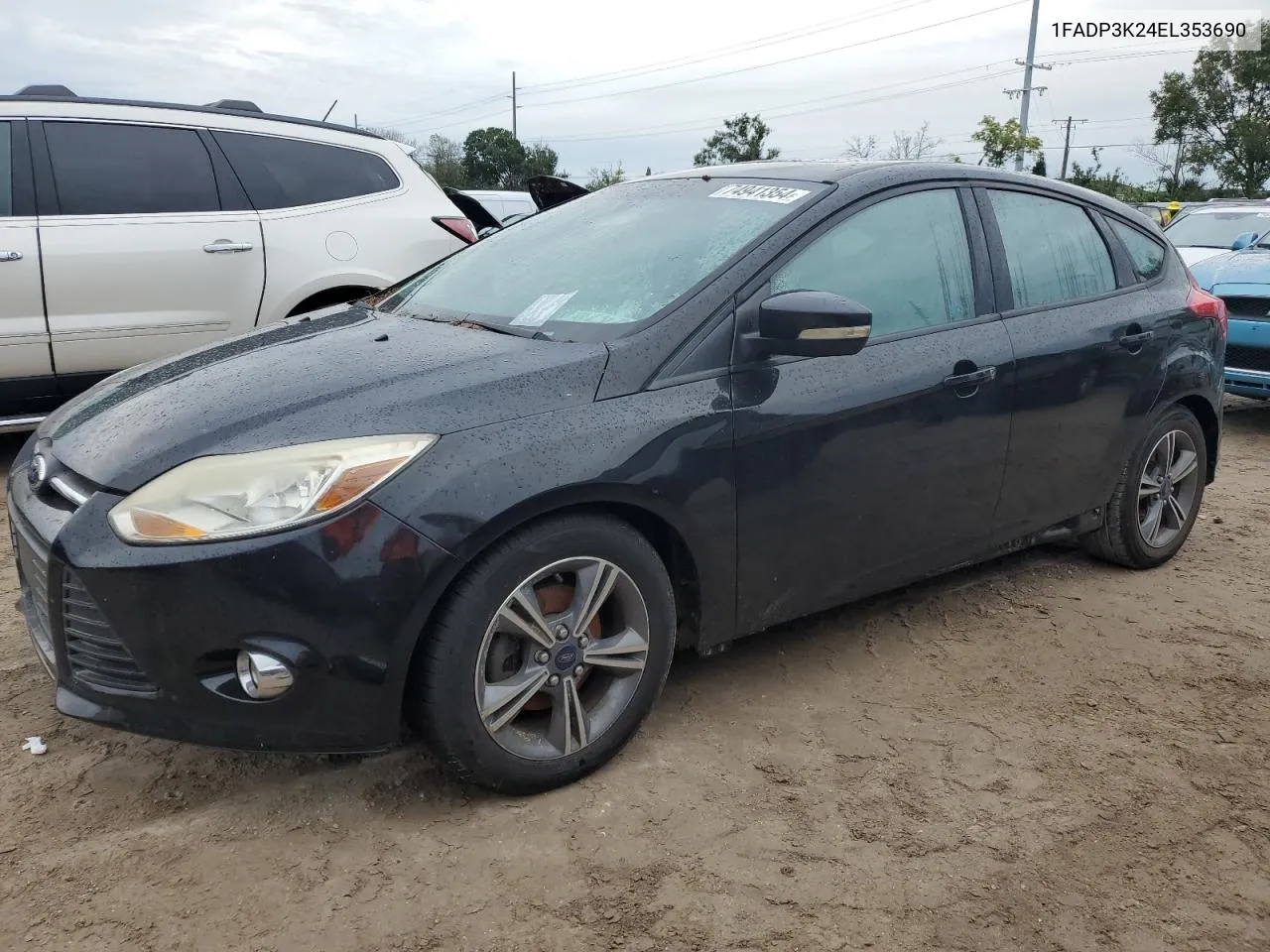 2014 Ford Focus Se VIN: 1FADP3K24EL353690 Lot: 74941354