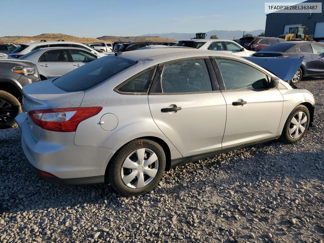 2014 Ford Focus S VIN: 1FADP3E28EL363487 Lot: 74941814