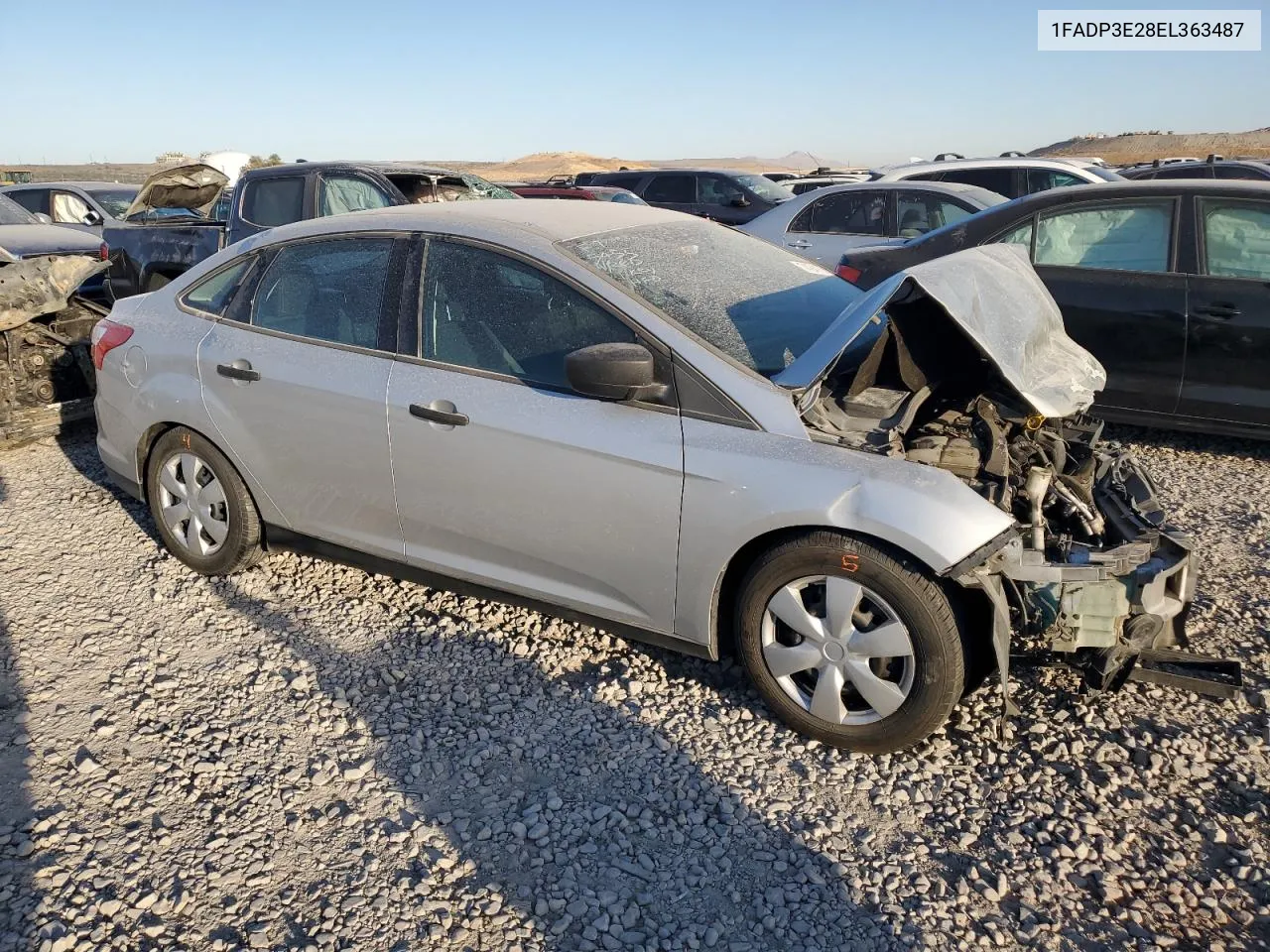 2014 Ford Focus S VIN: 1FADP3E28EL363487 Lot: 74941814