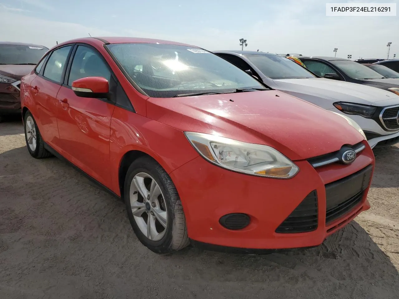 2014 Ford Focus Se VIN: 1FADP3F24EL216291 Lot: 74957794