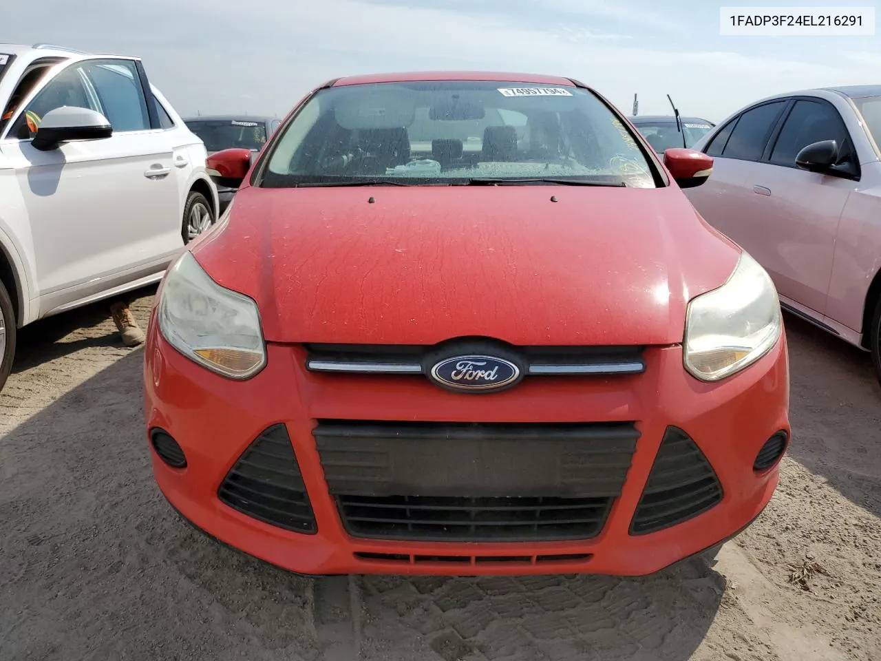 2014 Ford Focus Se VIN: 1FADP3F24EL216291 Lot: 74957794