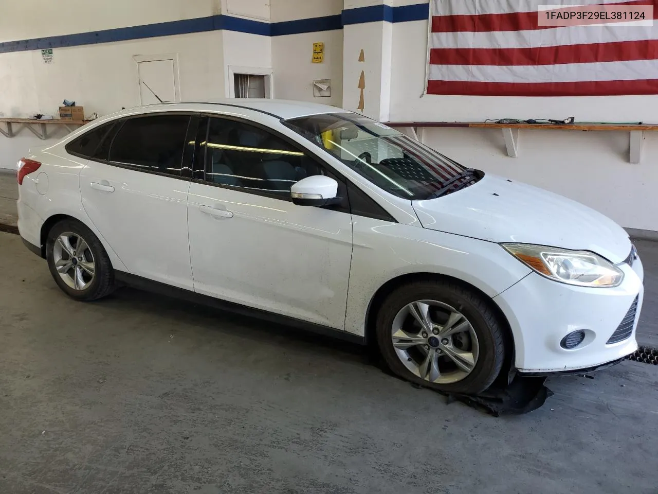 2014 Ford Focus Se VIN: 1FADP3F29EL381124 Lot: 74958384