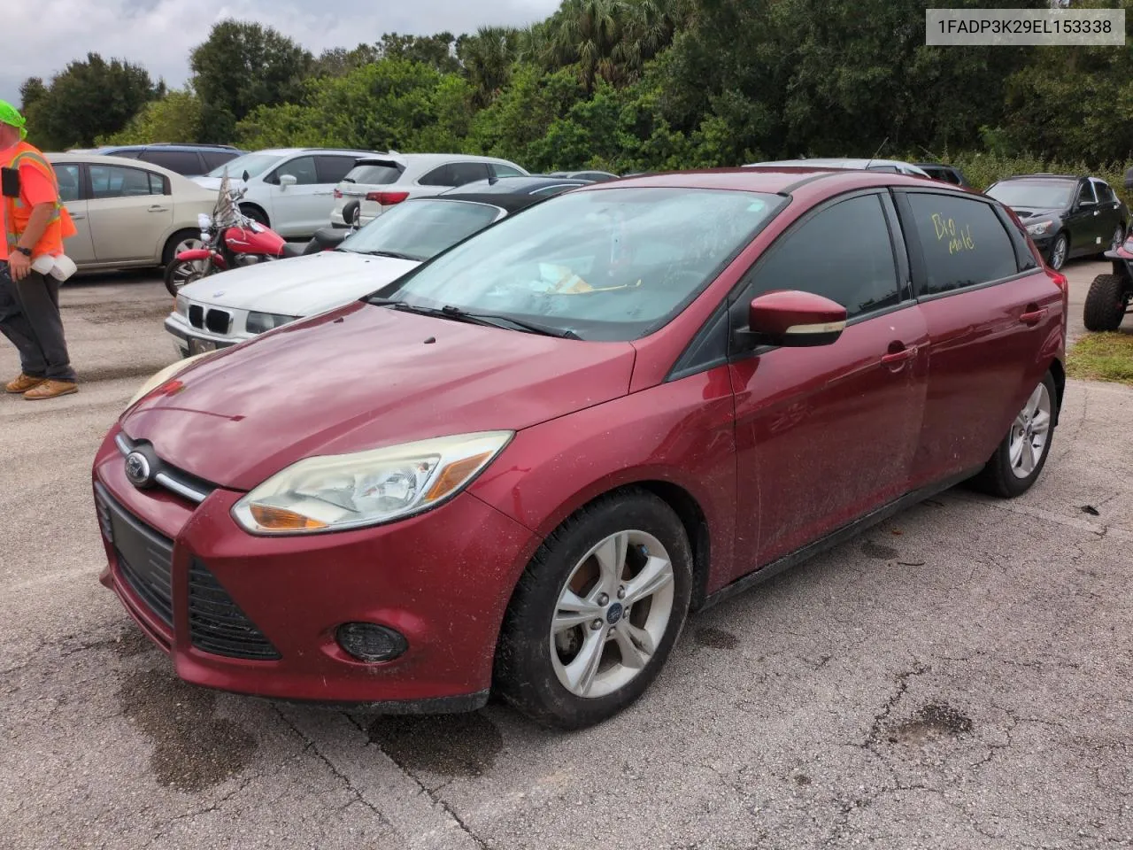 2014 Ford Focus Se VIN: 1FADP3K29EL153338 Lot: 74973184