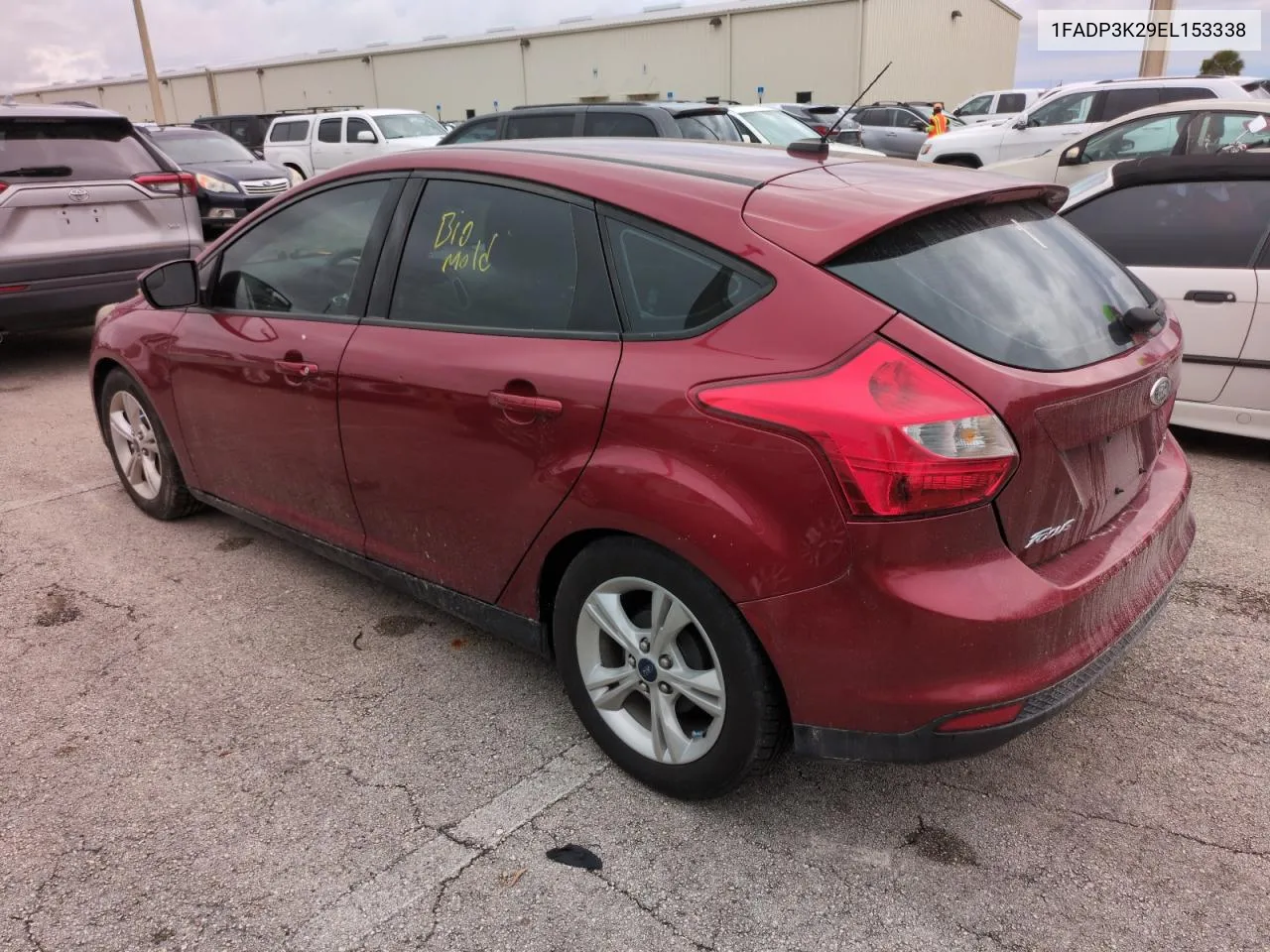 2014 Ford Focus Se VIN: 1FADP3K29EL153338 Lot: 74973184