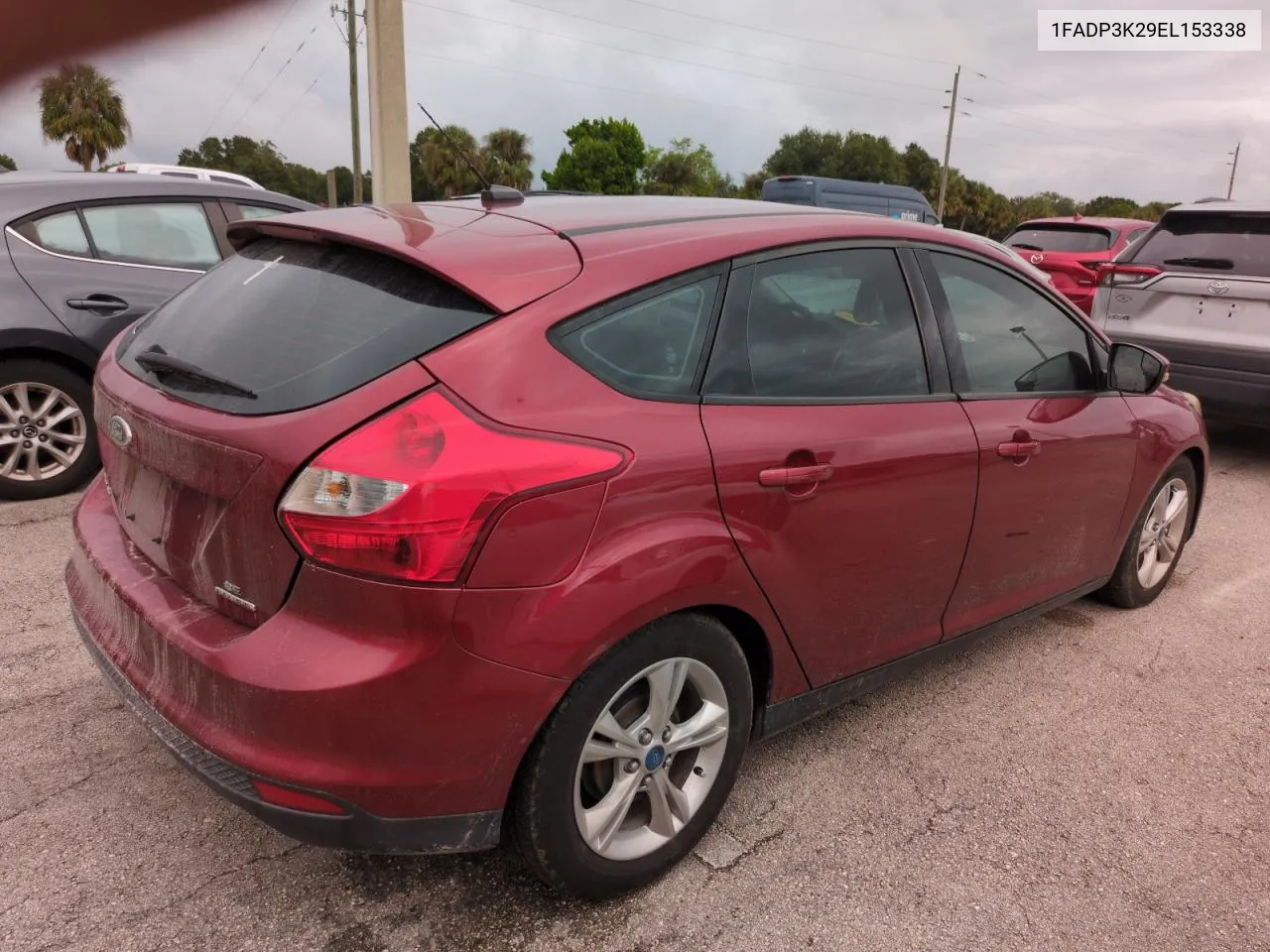 2014 Ford Focus Se VIN: 1FADP3K29EL153338 Lot: 74973184