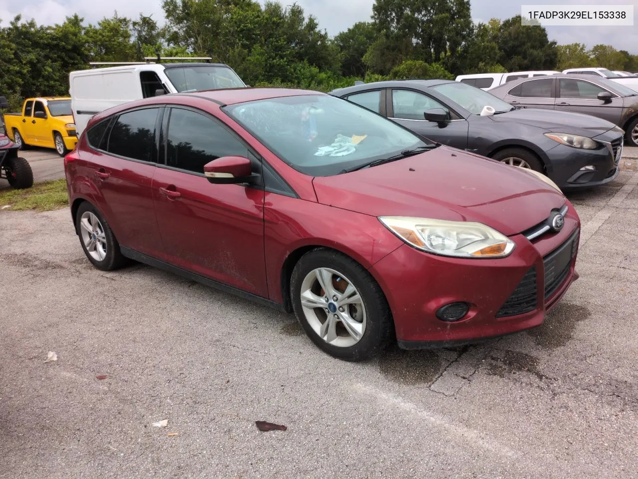 2014 Ford Focus Se VIN: 1FADP3K29EL153338 Lot: 74973184