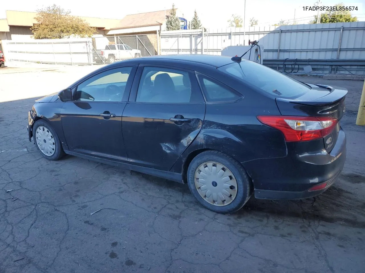 2014 Ford Focus Se VIN: 1FADP3F23EL356574 Lot: 74985814