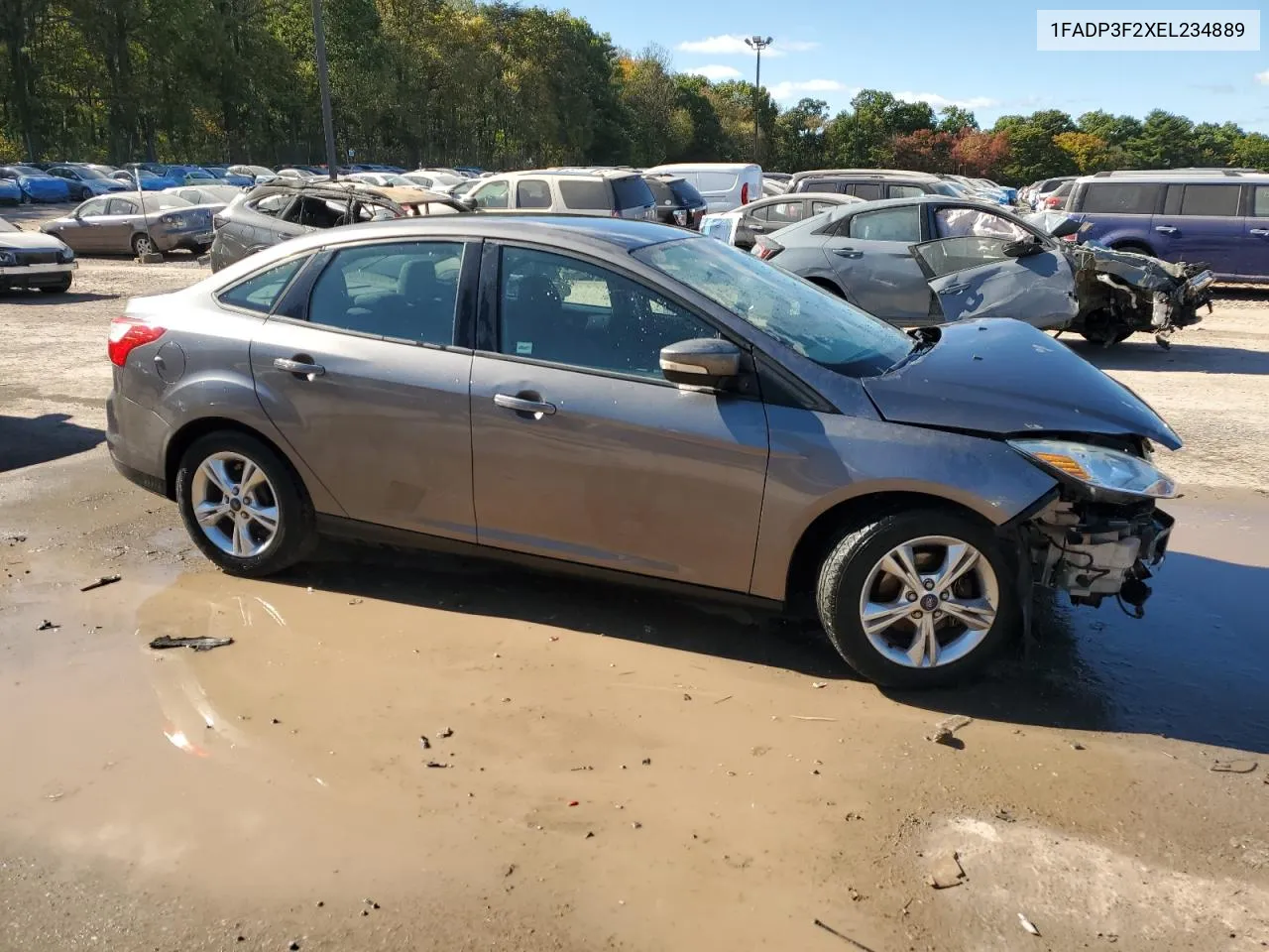 2014 Ford Focus Se VIN: 1FADP3F2XEL234889 Lot: 74987144