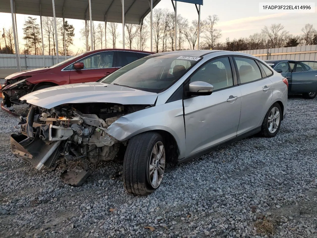 2014 Ford Focus Se VIN: 1FADP3F22EL414996 Lot: 75019074