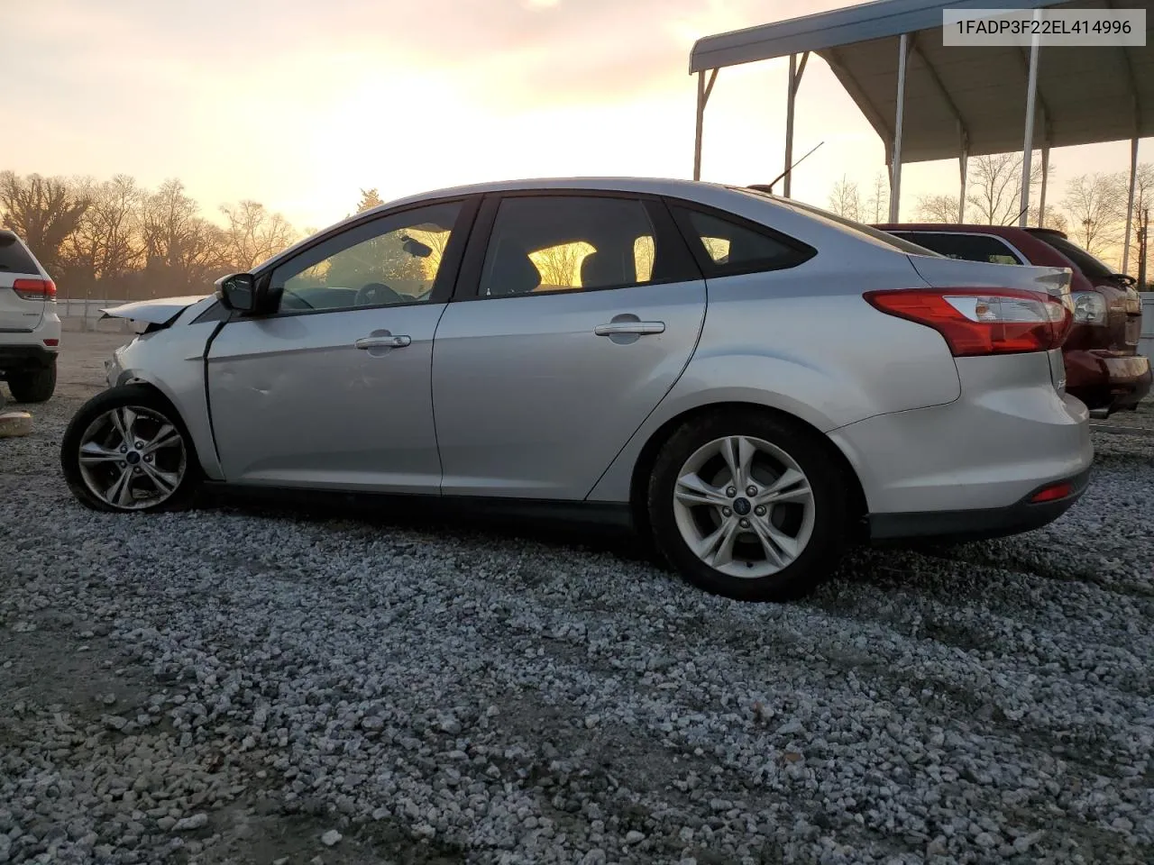 2014 Ford Focus Se VIN: 1FADP3F22EL414996 Lot: 75019074