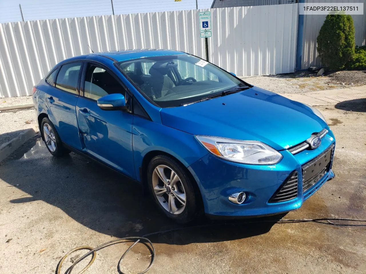 2014 Ford Focus Se VIN: 1FADP3F22EL137511 Lot: 75057904