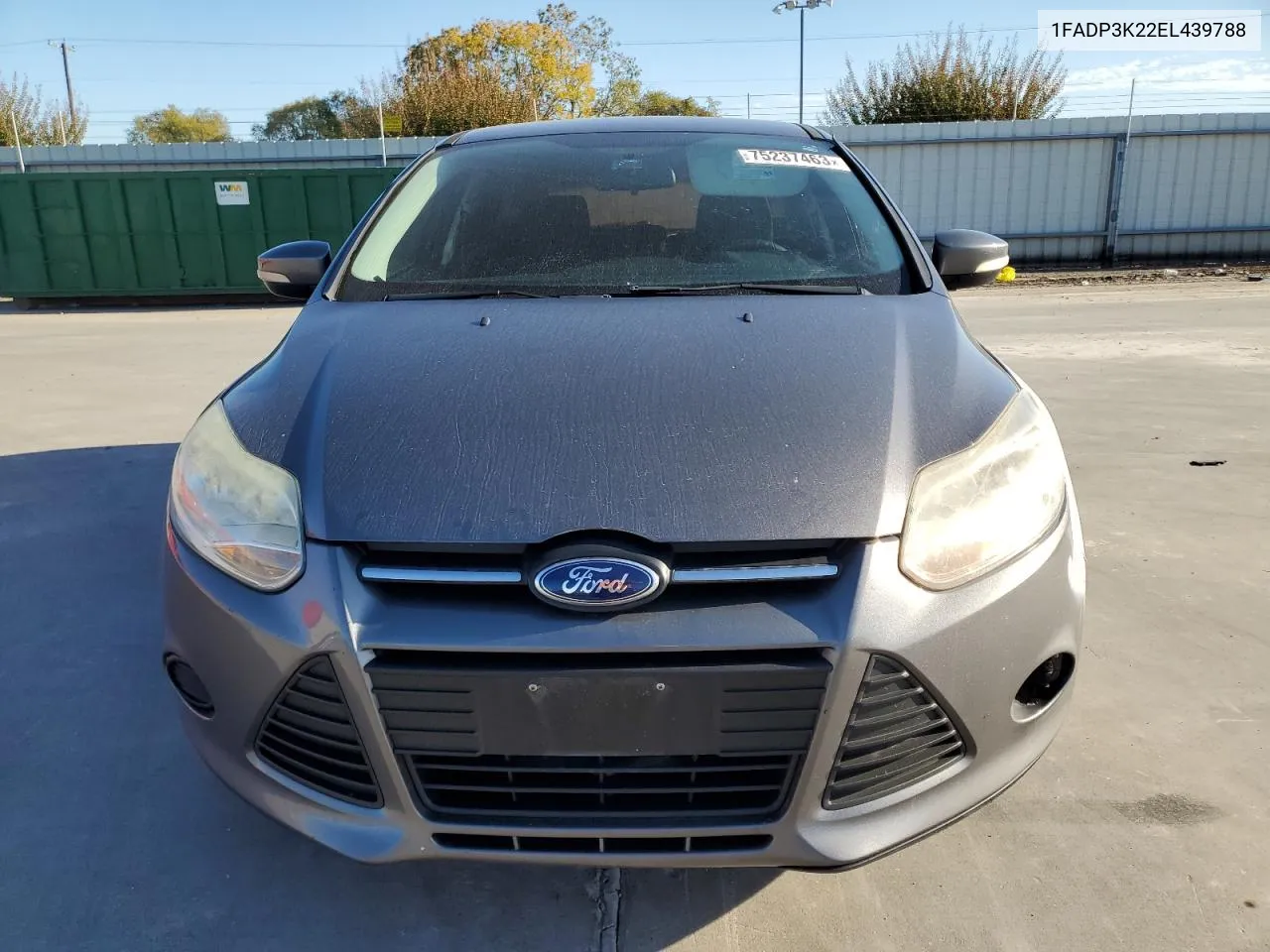 2014 Ford Focus Se VIN: 1FADP3K22EL439788 Lot: 75237463