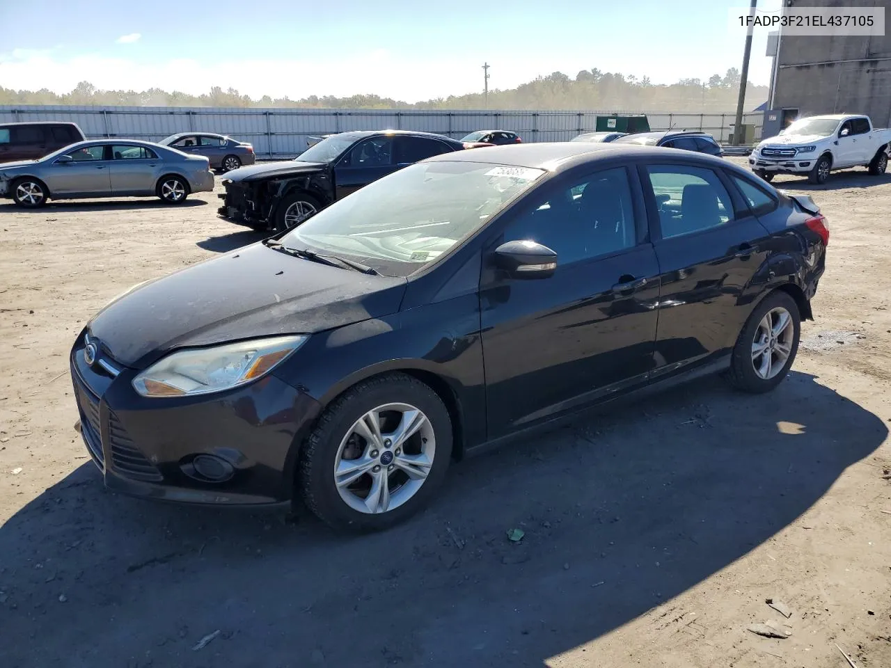 2014 Ford Focus Se VIN: 1FADP3F21EL437105 Lot: 75308614