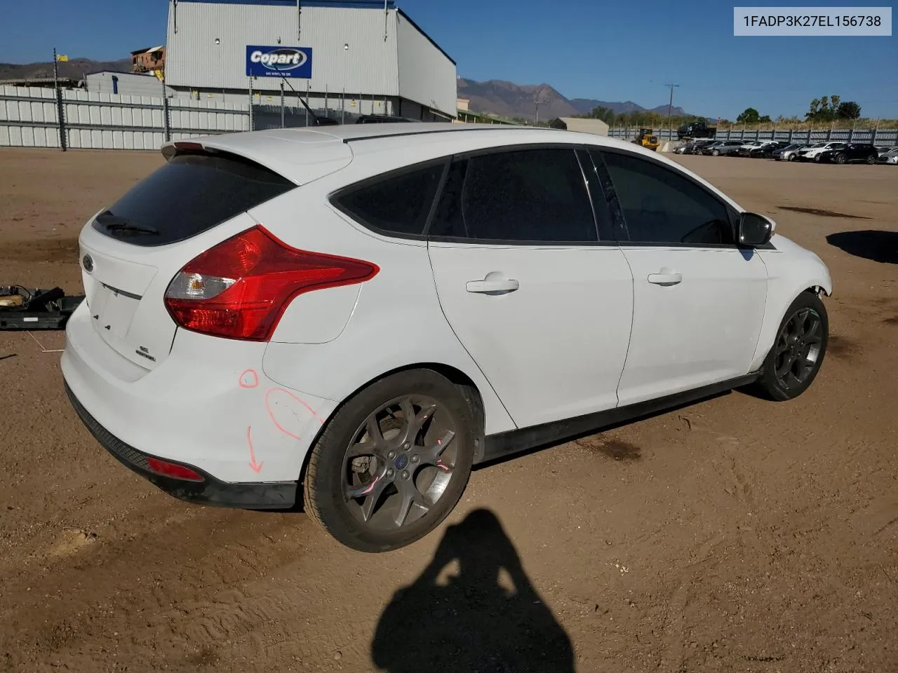 1FADP3K27EL156738 2014 Ford Focus Se