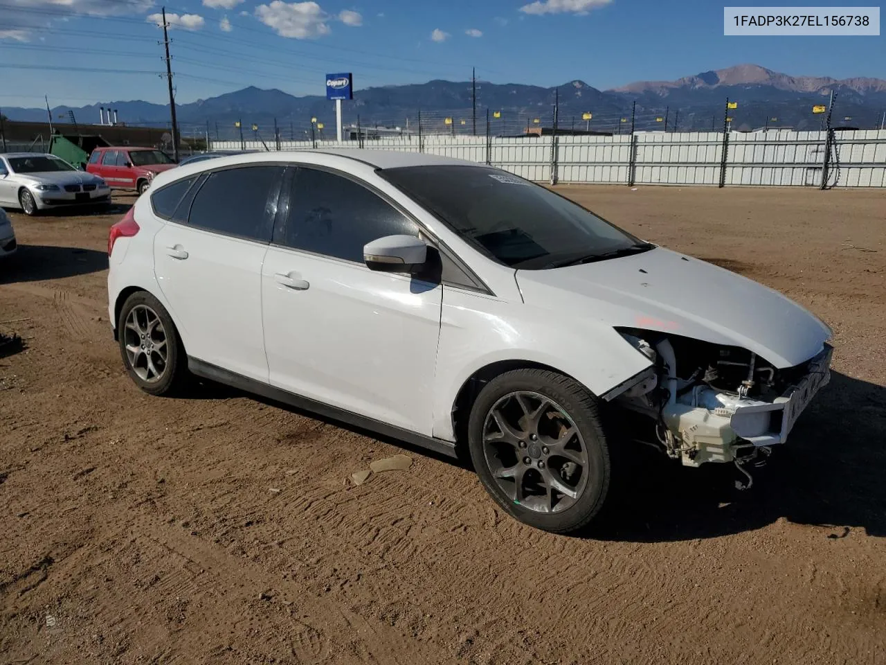 2014 Ford Focus Se VIN: 1FADP3K27EL156738 Lot: 75322854