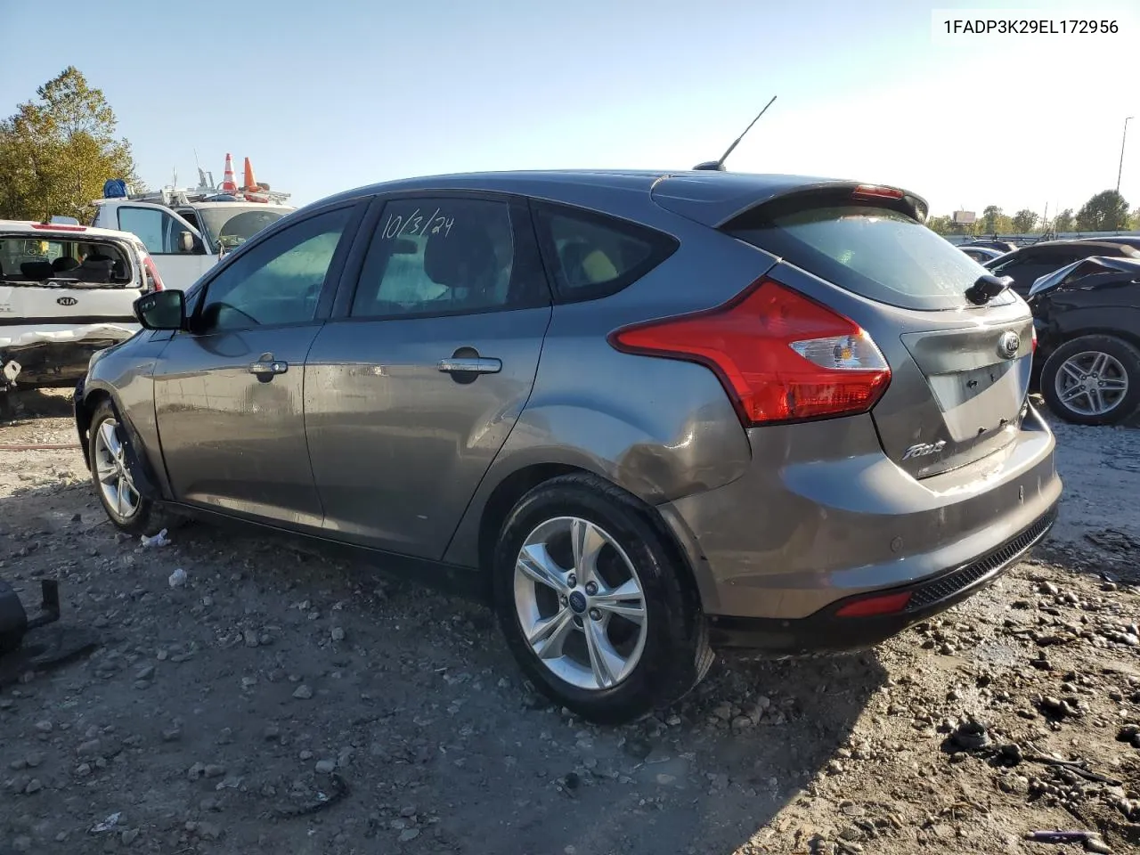 2014 Ford Focus Se VIN: 1FADP3K29EL172956 Lot: 75341704