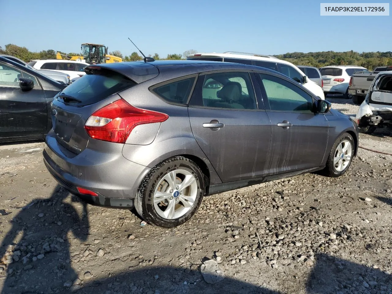 2014 Ford Focus Se VIN: 1FADP3K29EL172956 Lot: 75341704