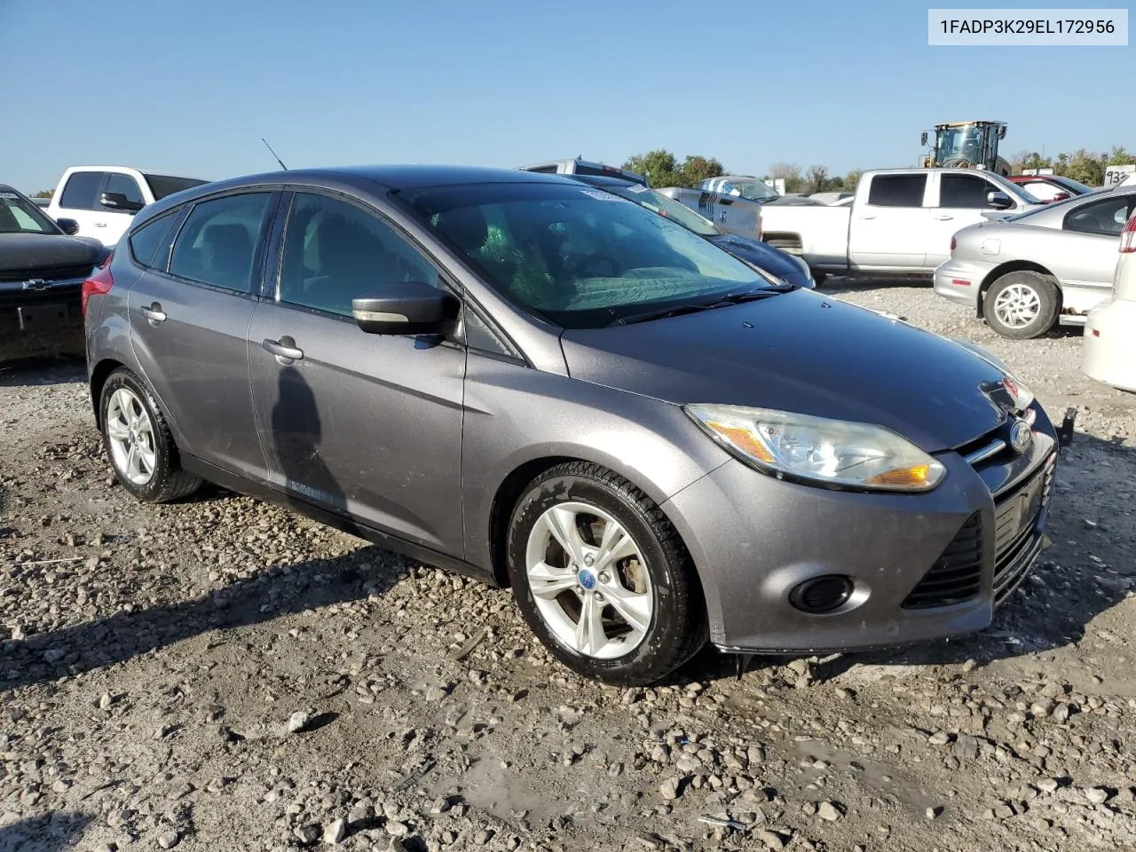 2014 Ford Focus Se VIN: 1FADP3K29EL172956 Lot: 75341704