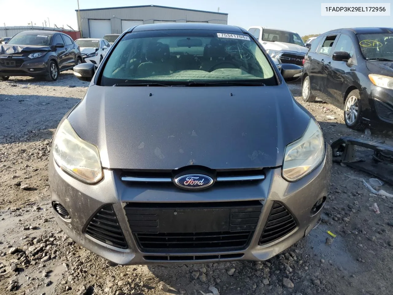 2014 Ford Focus Se VIN: 1FADP3K29EL172956 Lot: 75341704