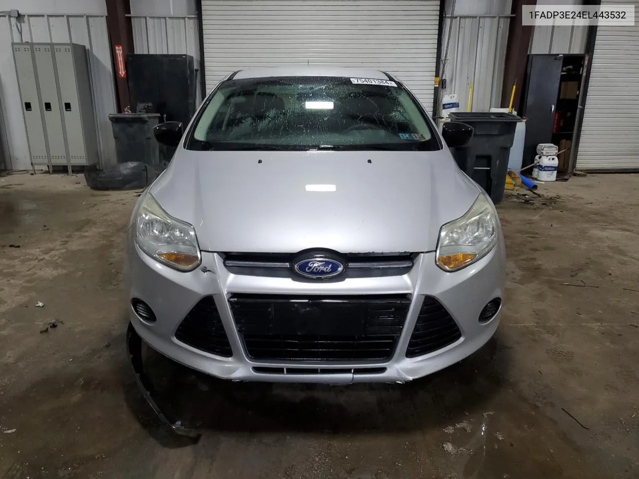 2014 Ford Focus S VIN: 1FADP3E24EL443532 Lot: 75401384