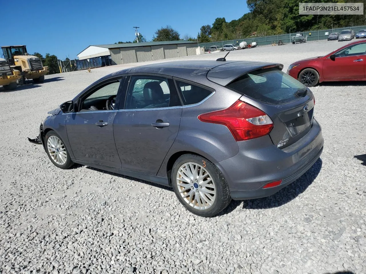 2014 Ford Focus Titanium VIN: 1FADP3N21EL457534 Lot: 75435554