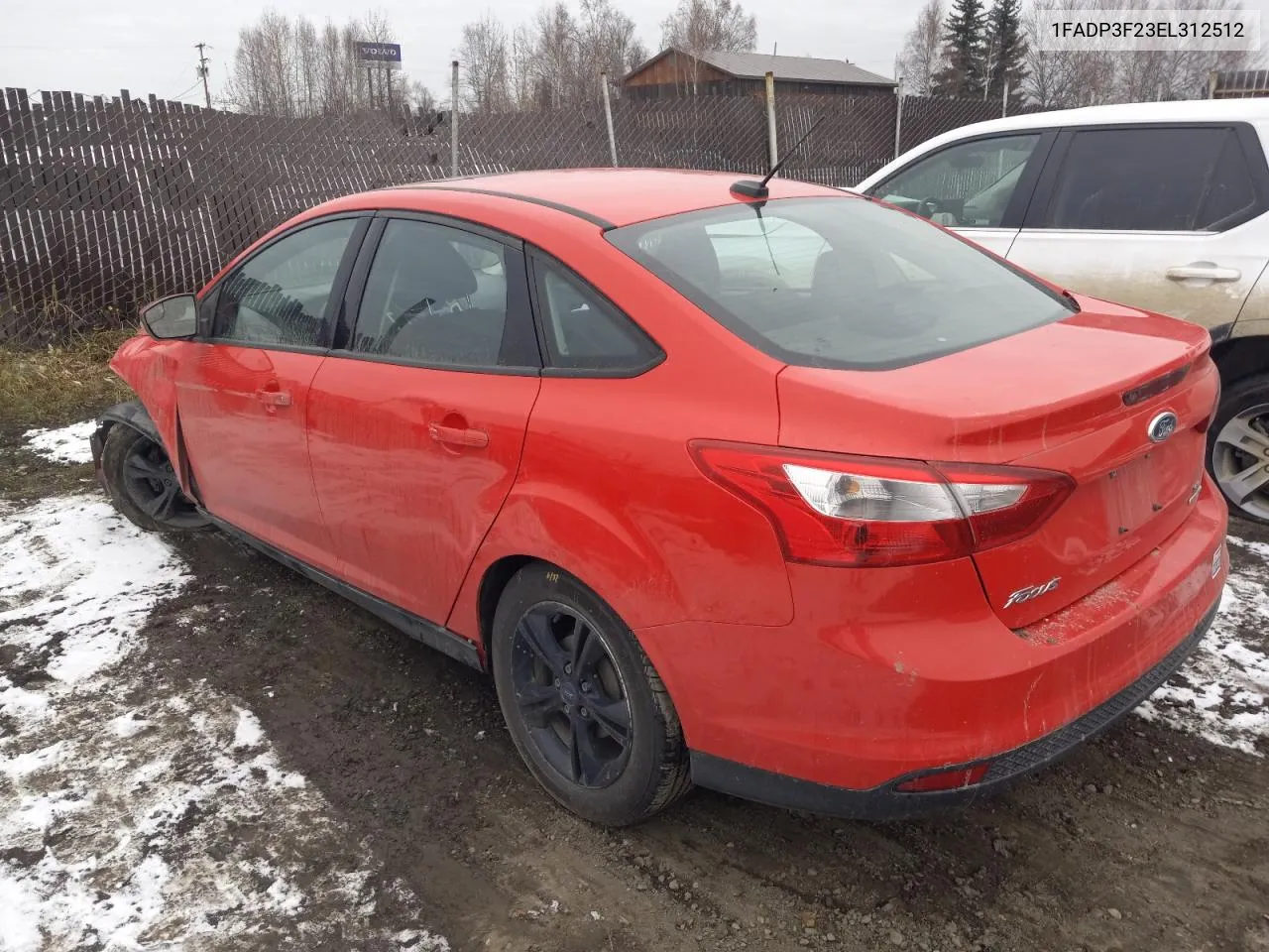 2014 Ford Focus Se VIN: 1FADP3F23EL312512 Lot: 75489164