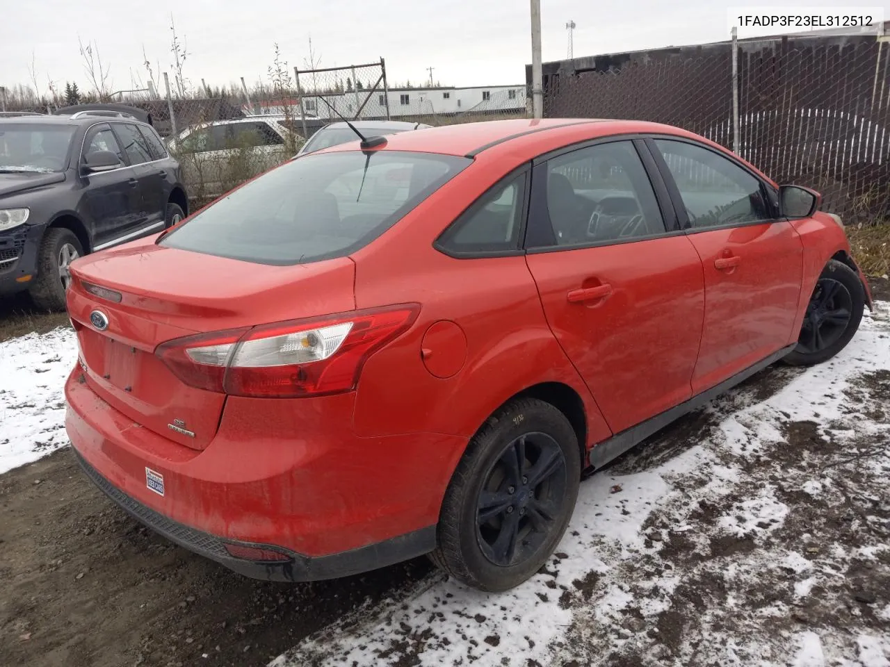 2014 Ford Focus Se VIN: 1FADP3F23EL312512 Lot: 75489164