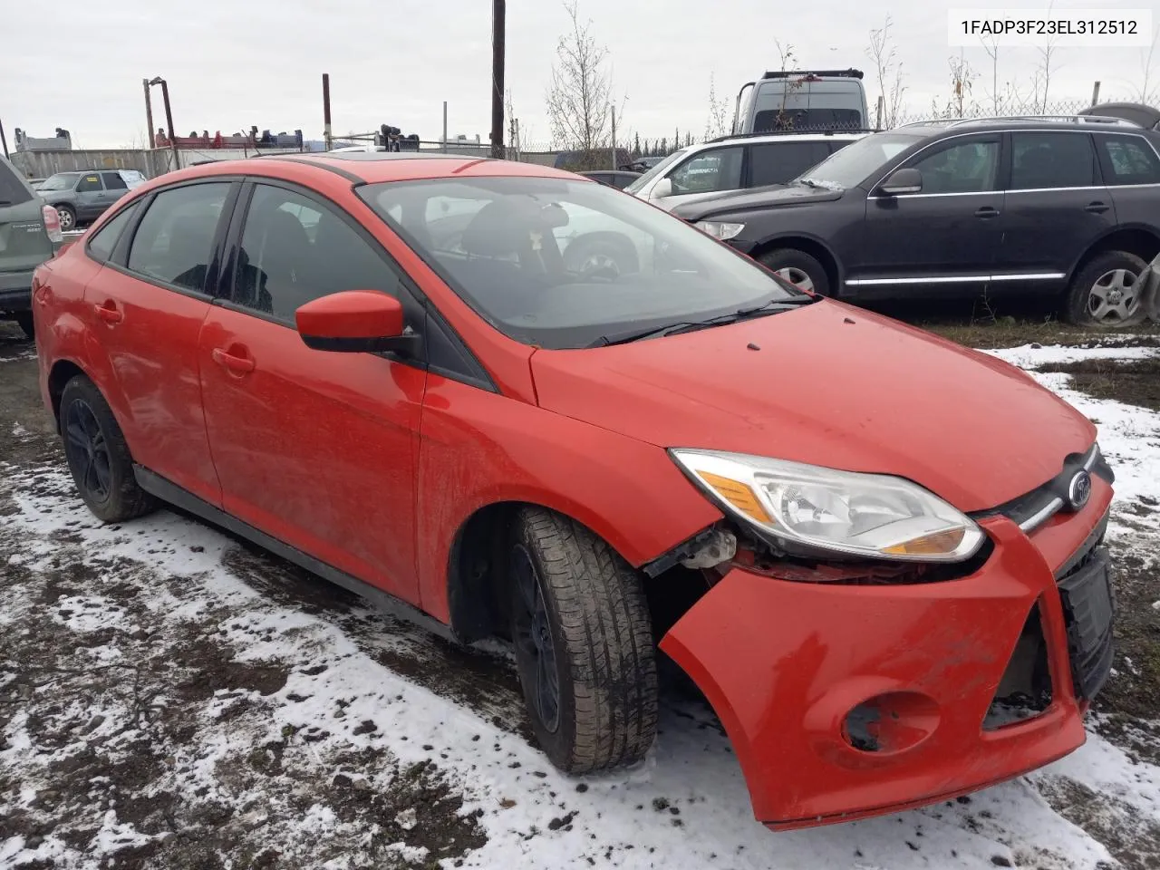 2014 Ford Focus Se VIN: 1FADP3F23EL312512 Lot: 75489164