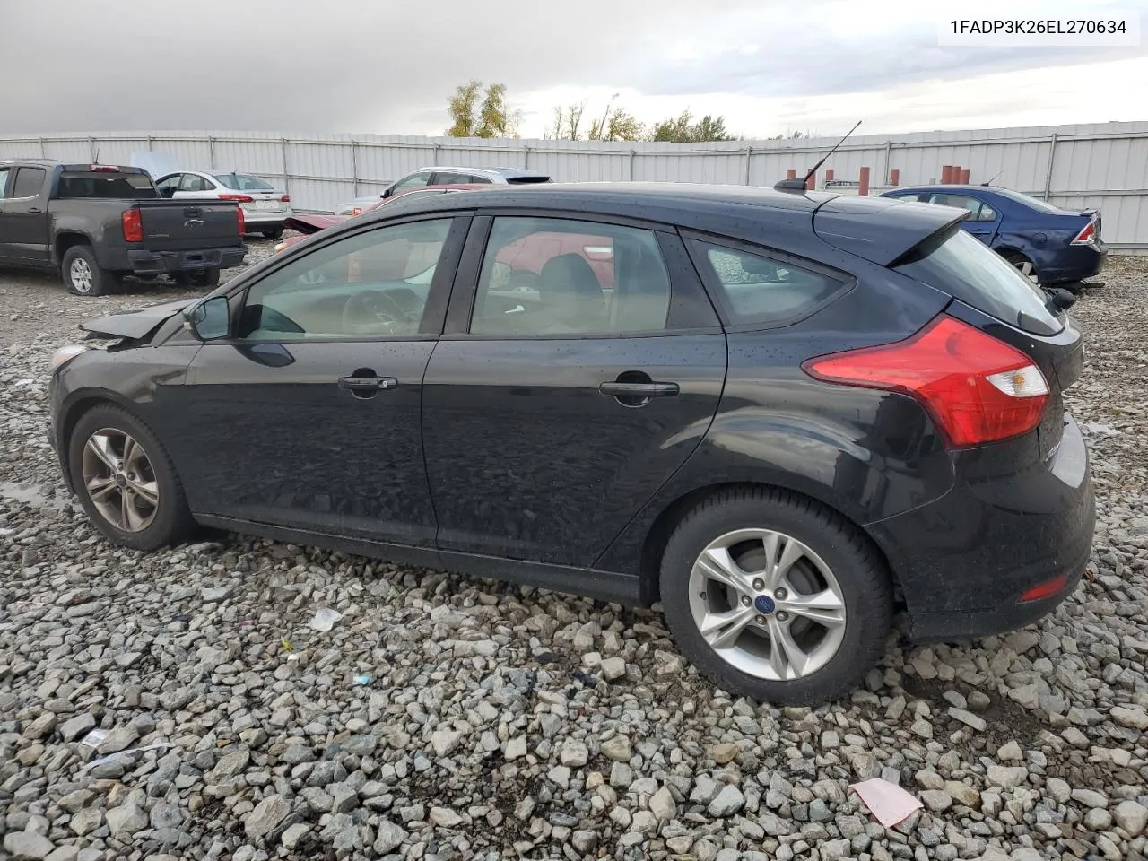 2014 Ford Focus Se VIN: 1FADP3K26EL270634 Lot: 75498054