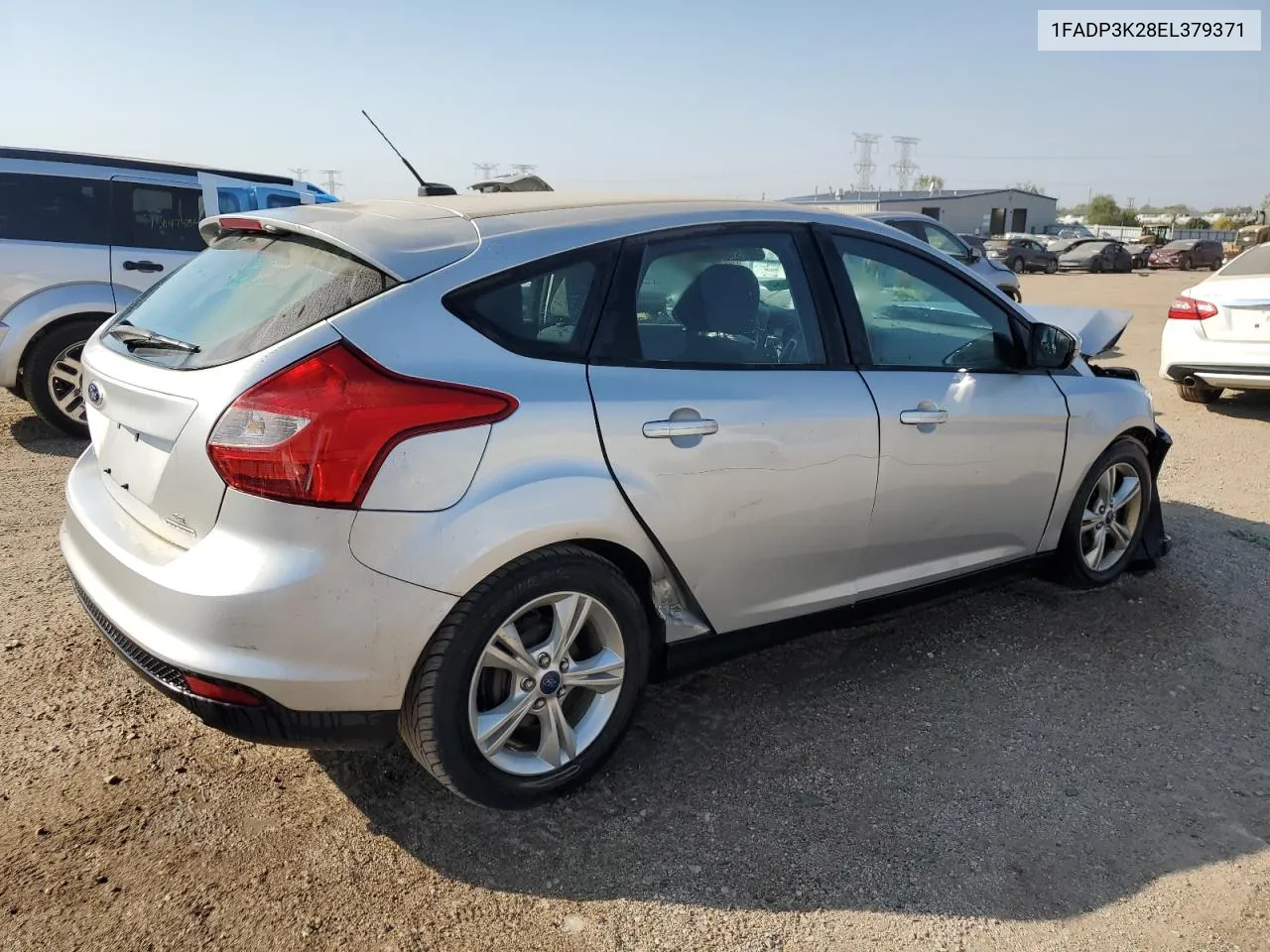 2014 Ford Focus Se VIN: 1FADP3K28EL379371 Lot: 75501554