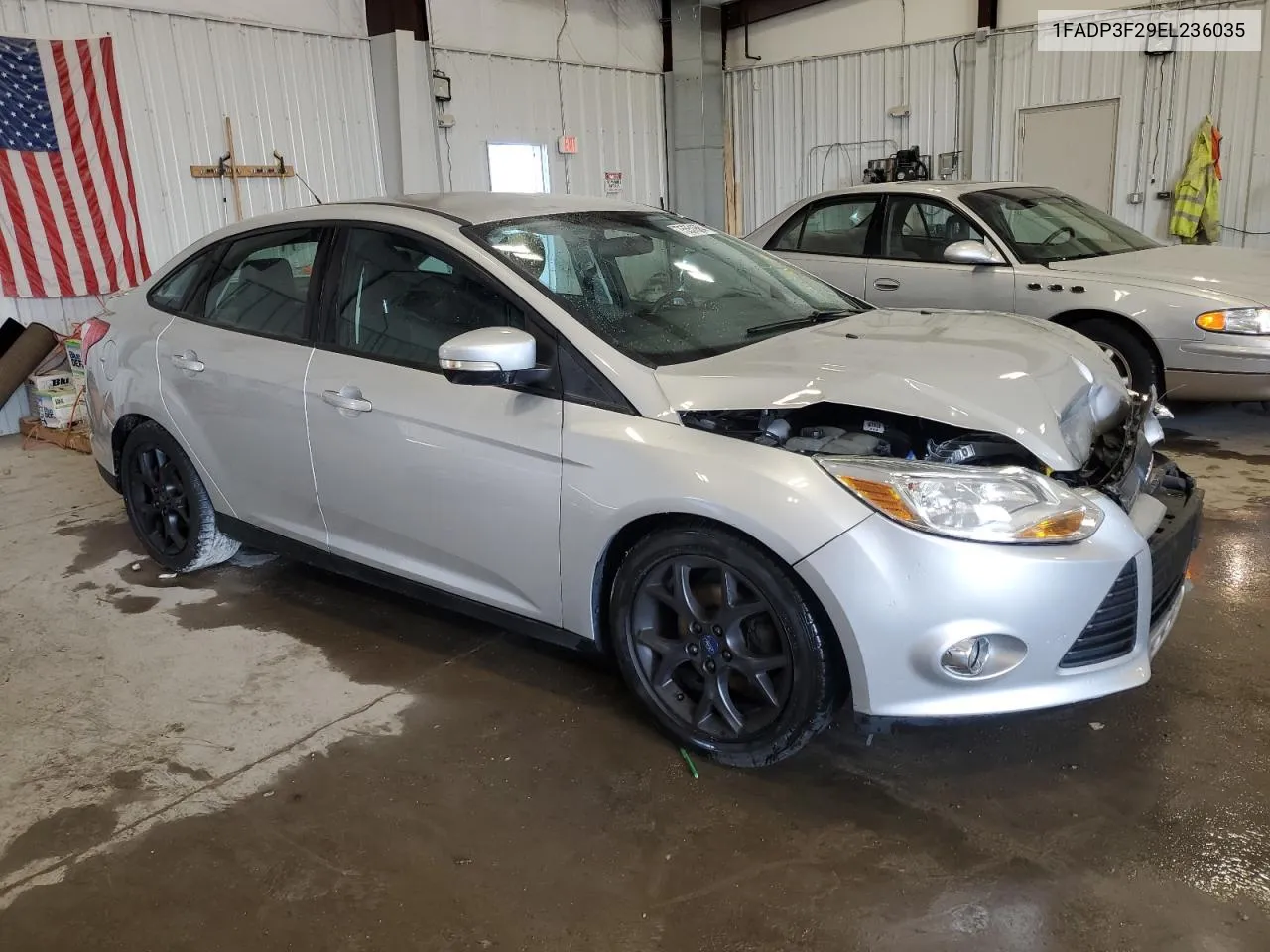 2014 Ford Focus Se VIN: 1FADP3F29EL236035 Lot: 75551604