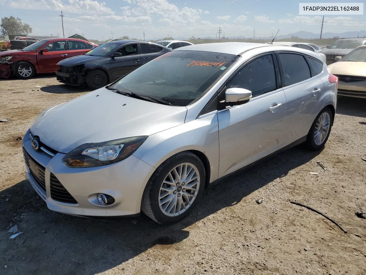 2014 Ford Focus Titanium VIN: 1FADP3N22EL162488 Lot: 75566504