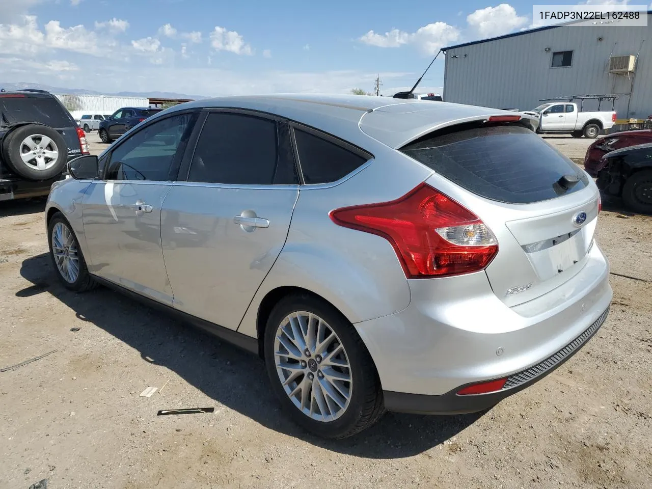 2014 Ford Focus Titanium VIN: 1FADP3N22EL162488 Lot: 75566504