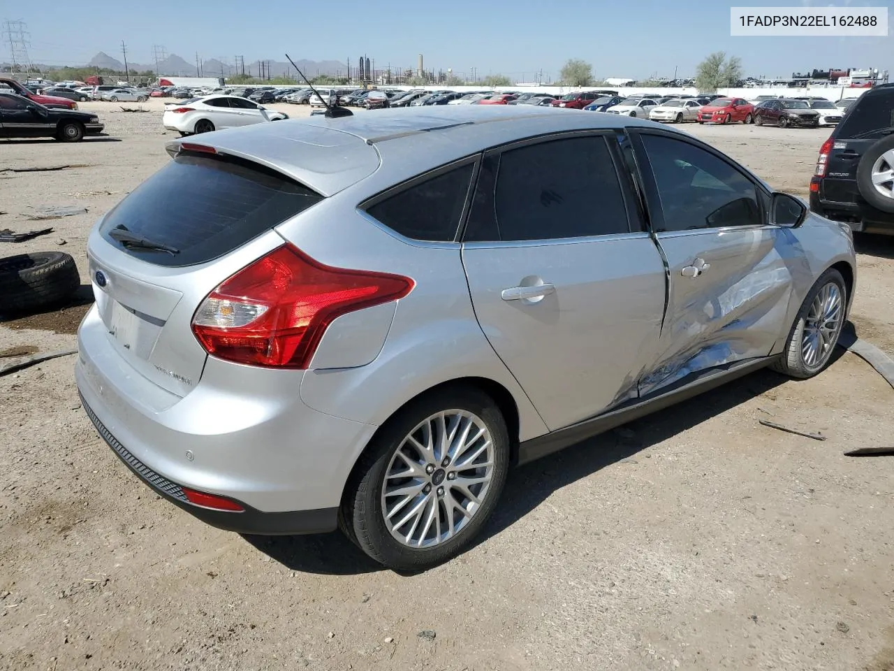 2014 Ford Focus Titanium VIN: 1FADP3N22EL162488 Lot: 75566504