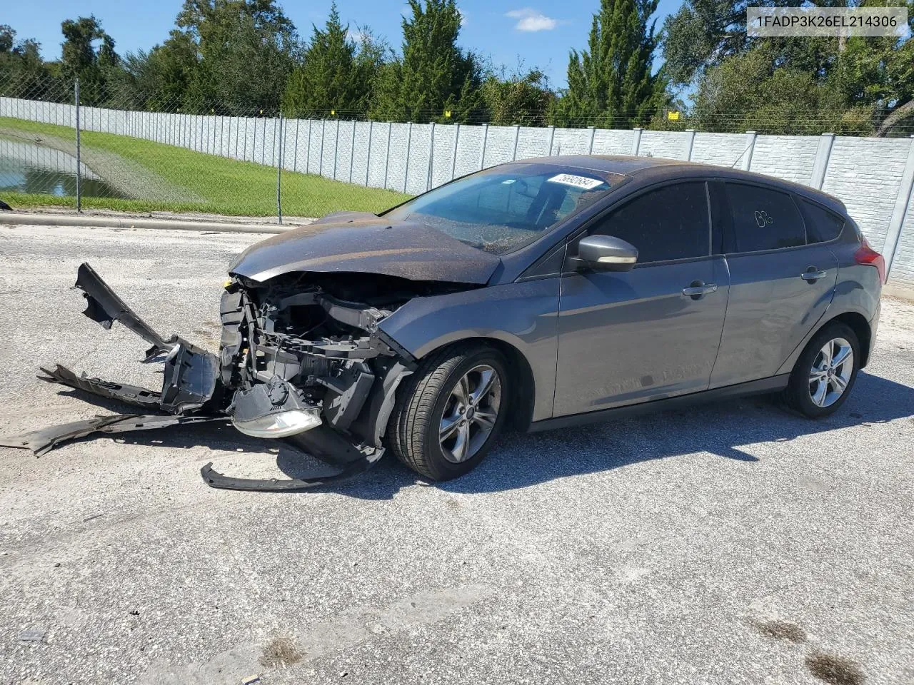 2014 Ford Focus Se VIN: 1FADP3K26EL214306 Lot: 75692684