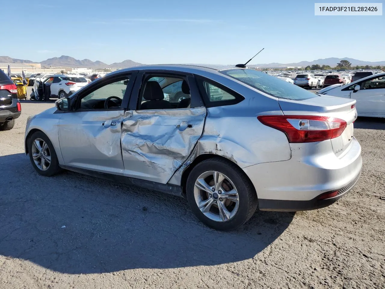 2014 Ford Focus Se VIN: 1FADP3F21EL282426 Lot: 75710884