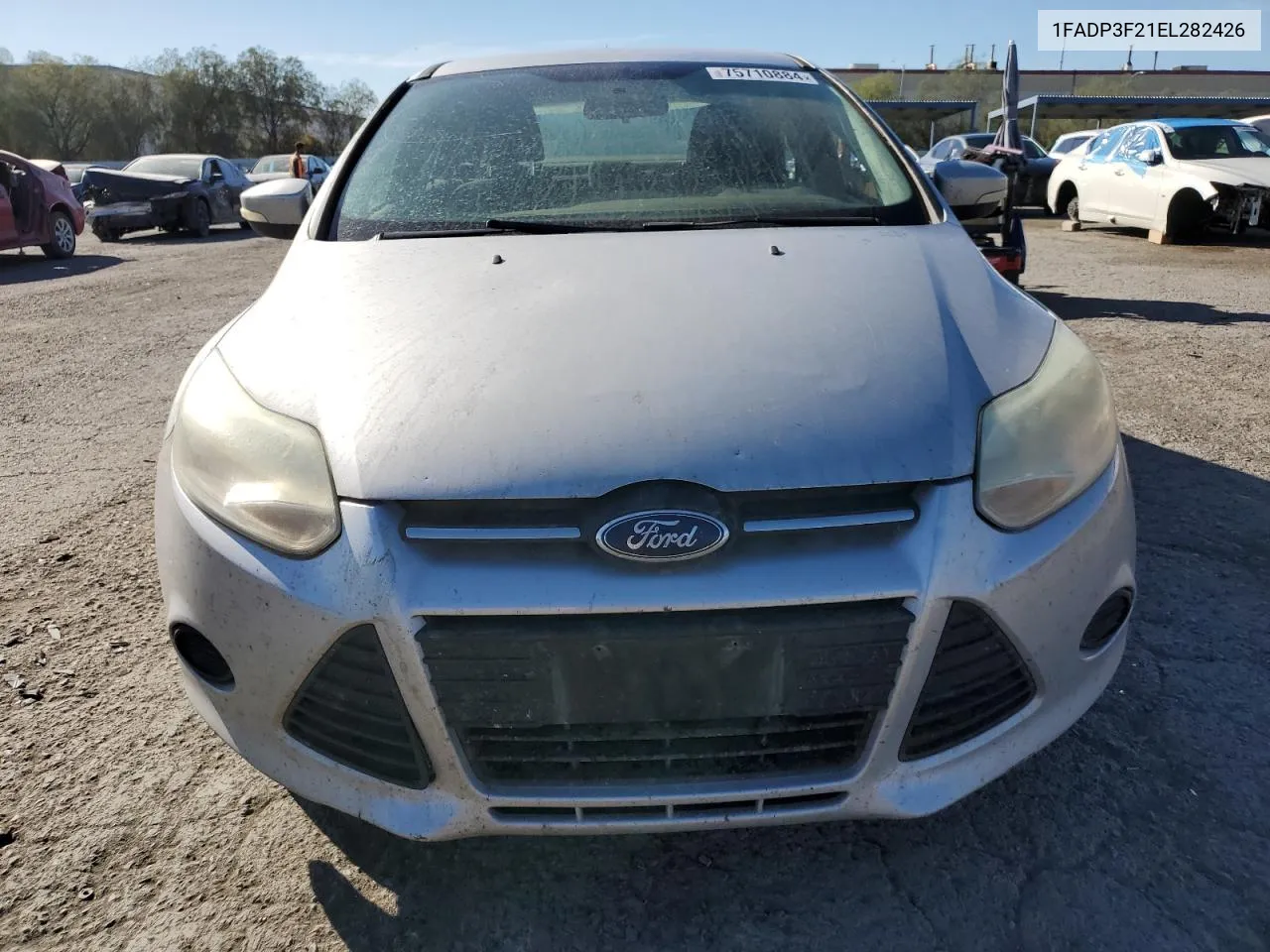 2014 Ford Focus Se VIN: 1FADP3F21EL282426 Lot: 75710884