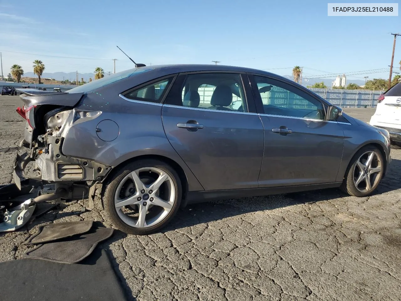 2014 Ford Focus Titanium VIN: 1FADP3J25EL210488 Lot: 75741454