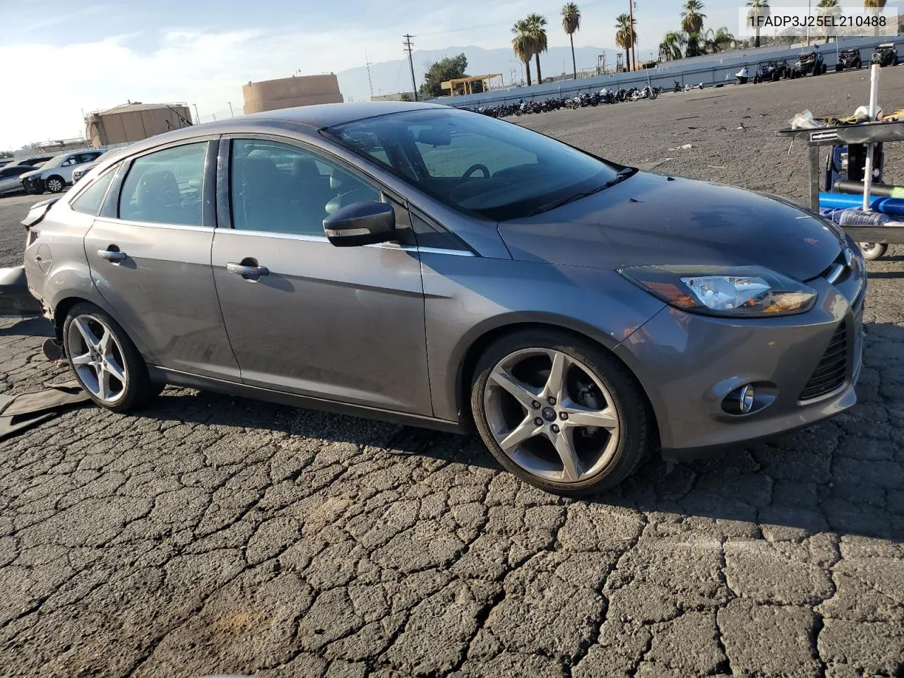 2014 Ford Focus Titanium VIN: 1FADP3J25EL210488 Lot: 75741454