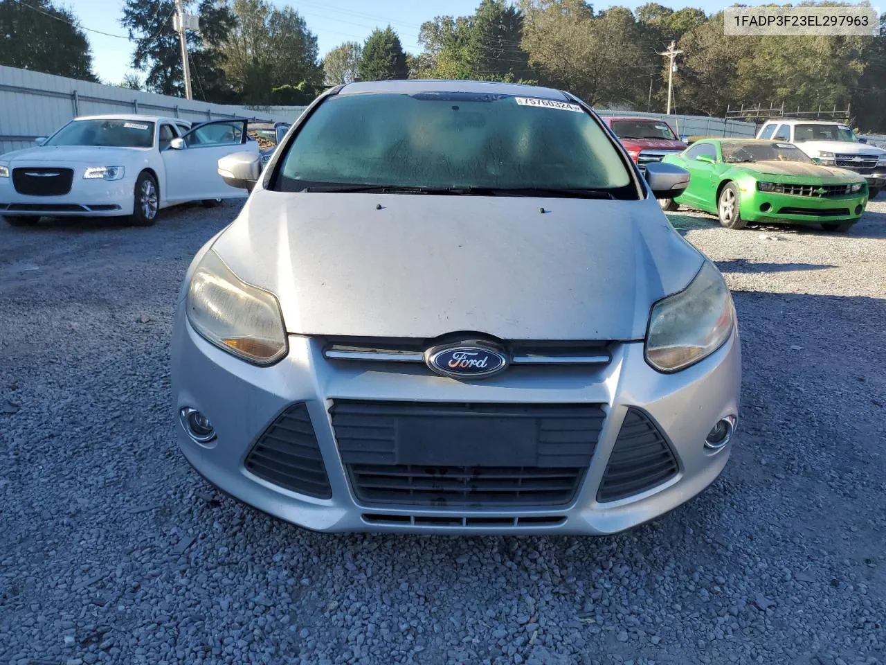 2014 Ford Focus Se VIN: 1FADP3F23EL297963 Lot: 75760324