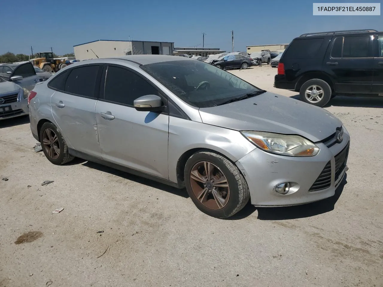 2014 Ford Focus Se VIN: 1FADP3F21EL450887 Lot: 75768174