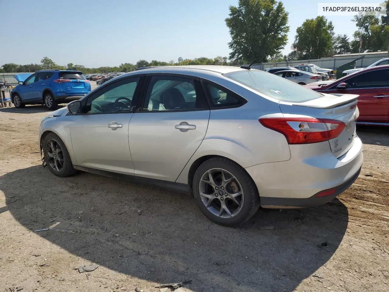 2014 Ford Focus Se VIN: 1FADP3F26EL325142 Lot: 75864364