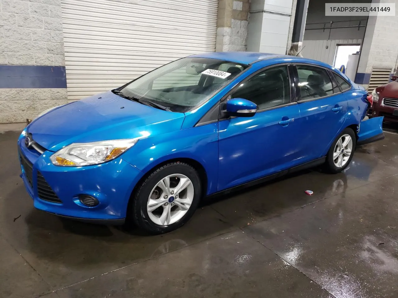 2014 Ford Focus Se VIN: 1FADP3F29EL441449 Lot: 75910084