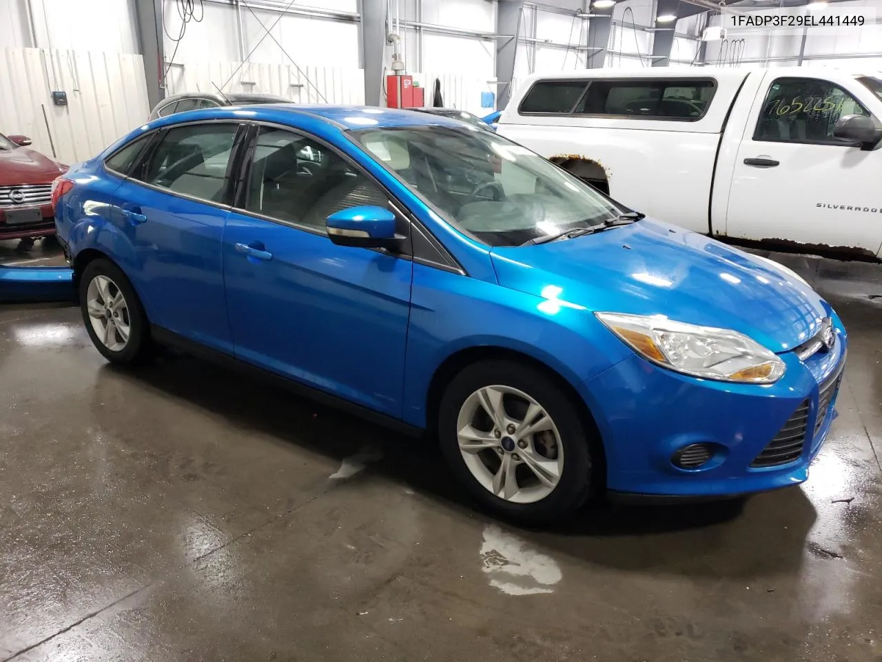 2014 Ford Focus Se VIN: 1FADP3F29EL441449 Lot: 75910084