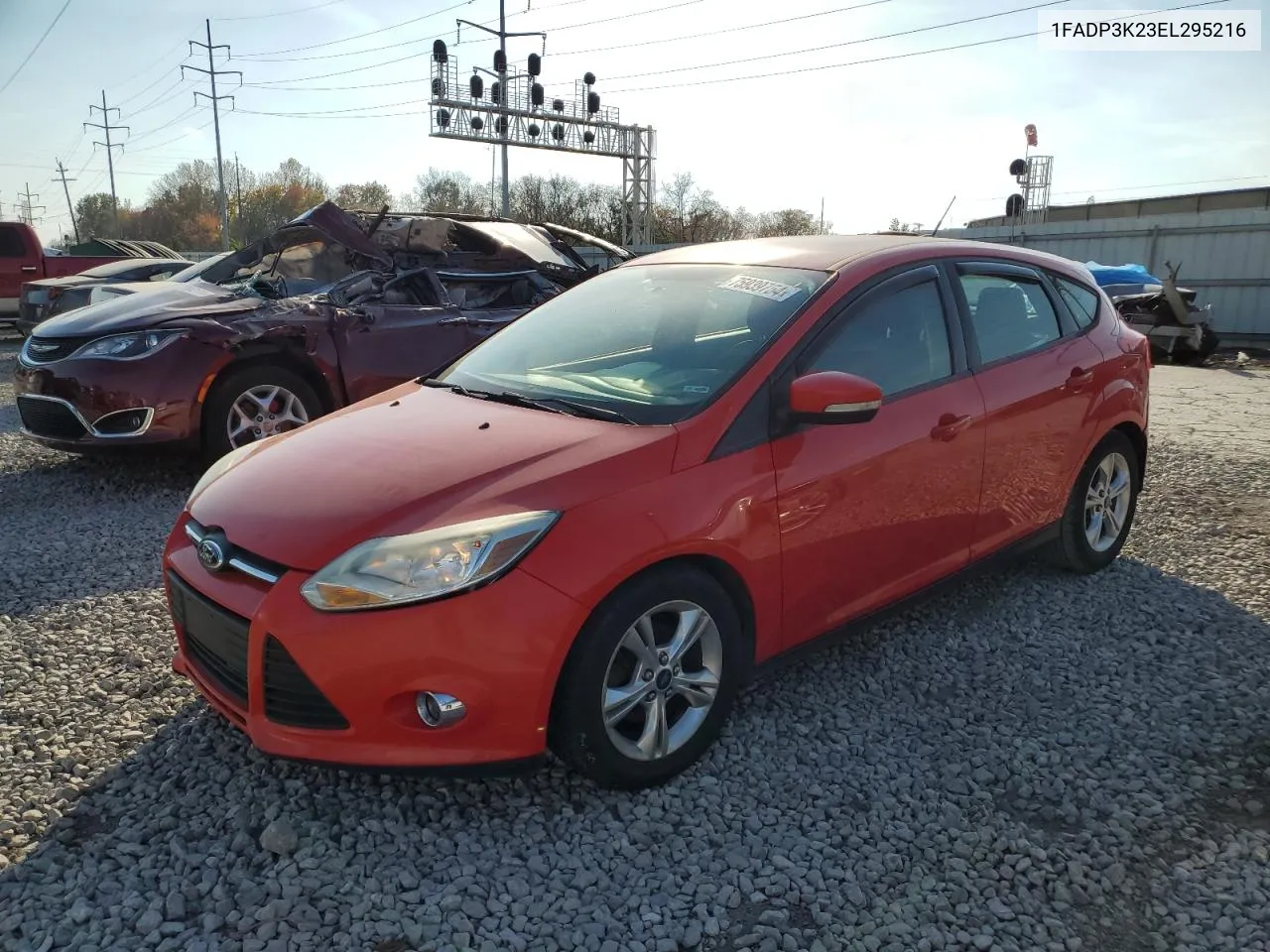 2014 Ford Focus Se VIN: 1FADP3K23EL295216 Lot: 75939754