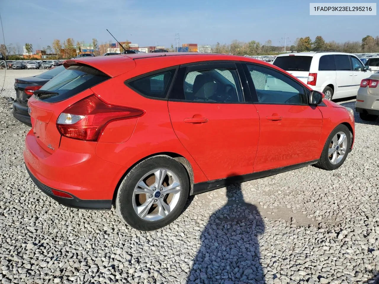 2014 Ford Focus Se VIN: 1FADP3K23EL295216 Lot: 75939754