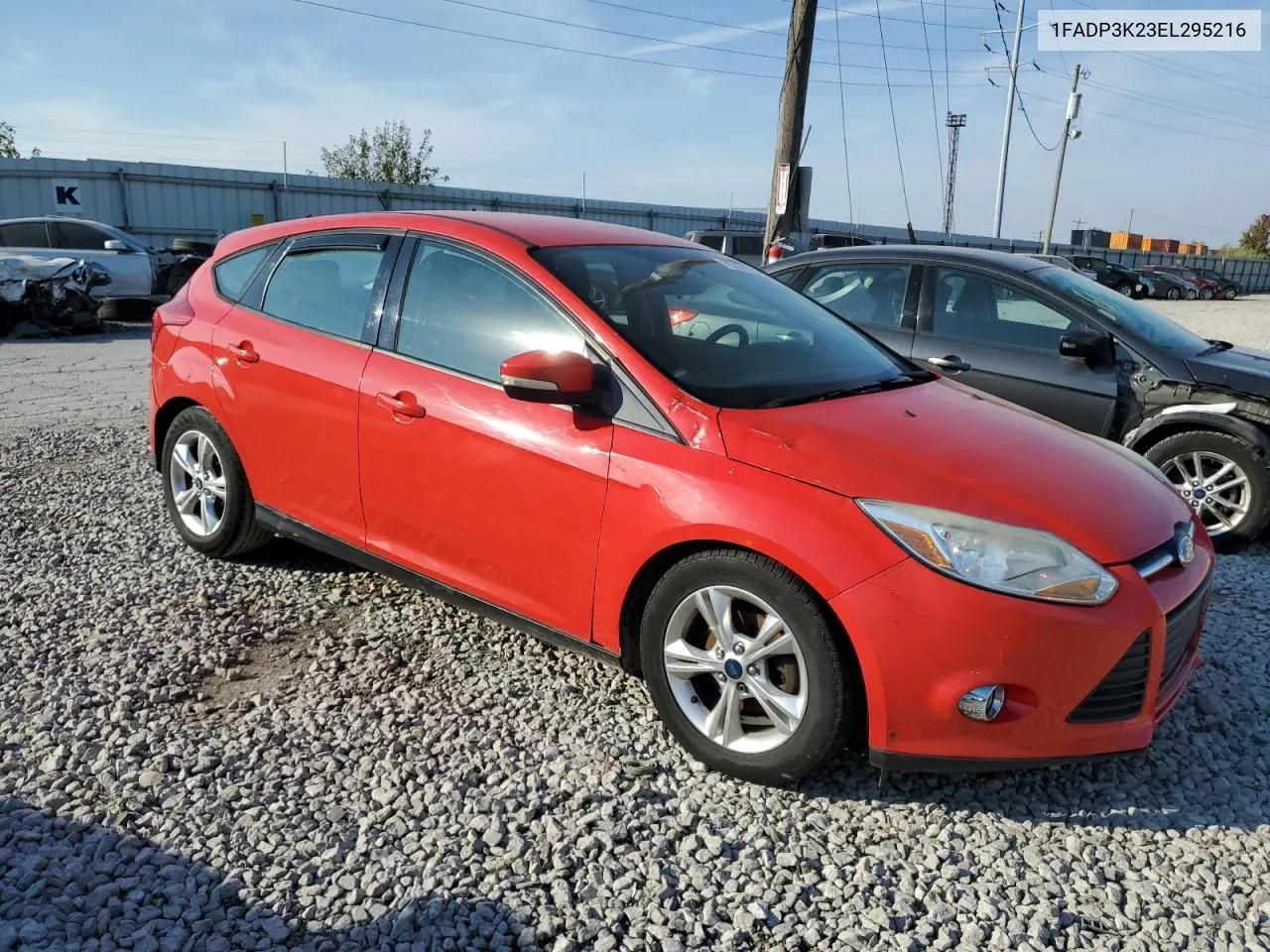 2014 Ford Focus Se VIN: 1FADP3K23EL295216 Lot: 75939754