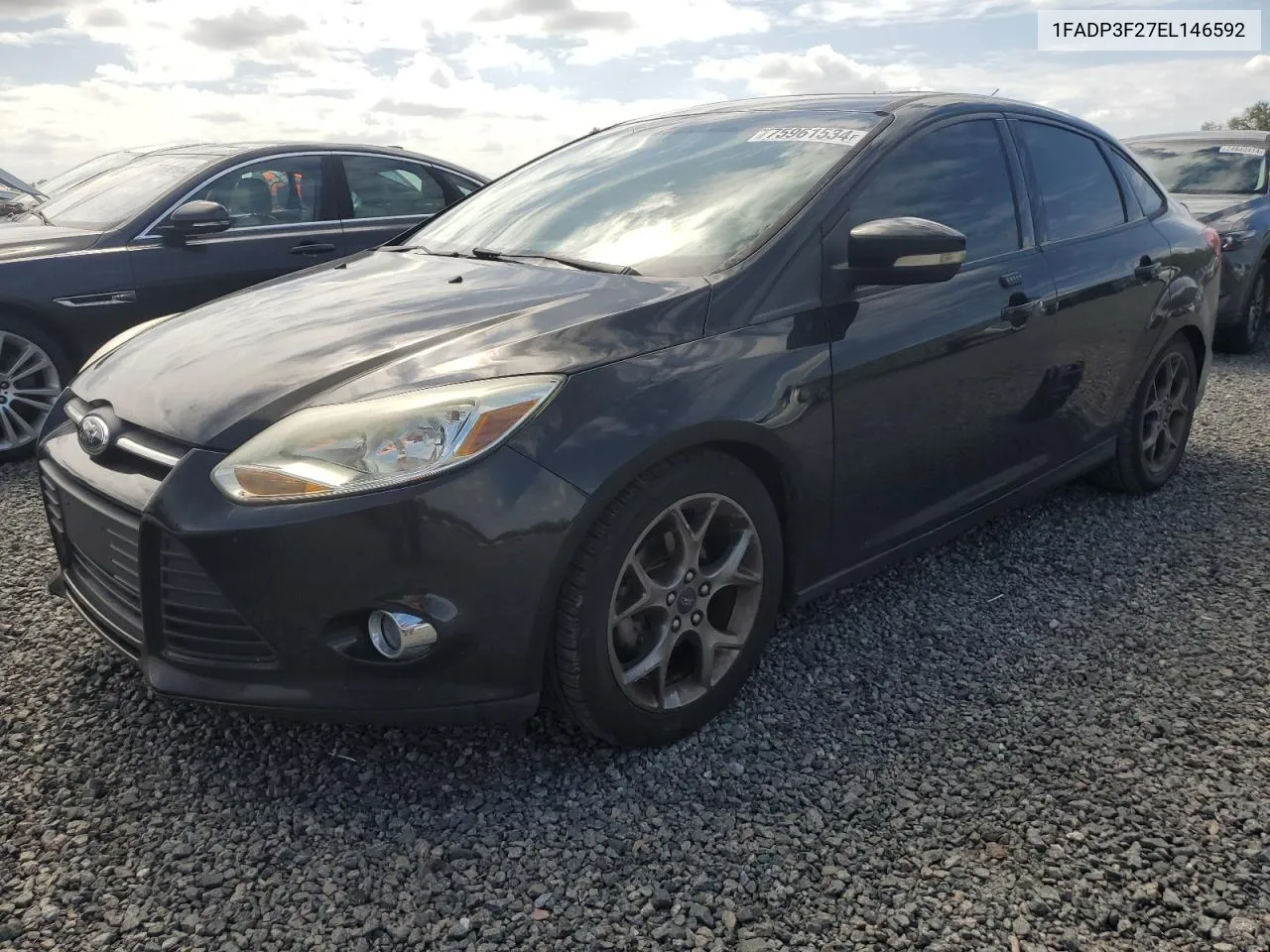 2014 Ford Focus Se VIN: 1FADP3F27EL146592 Lot: 75961534