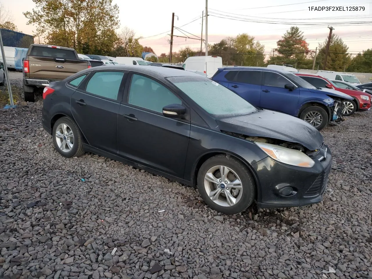 2014 Ford Focus Se VIN: 1FADP3F2XEL125879 Lot: 76001674