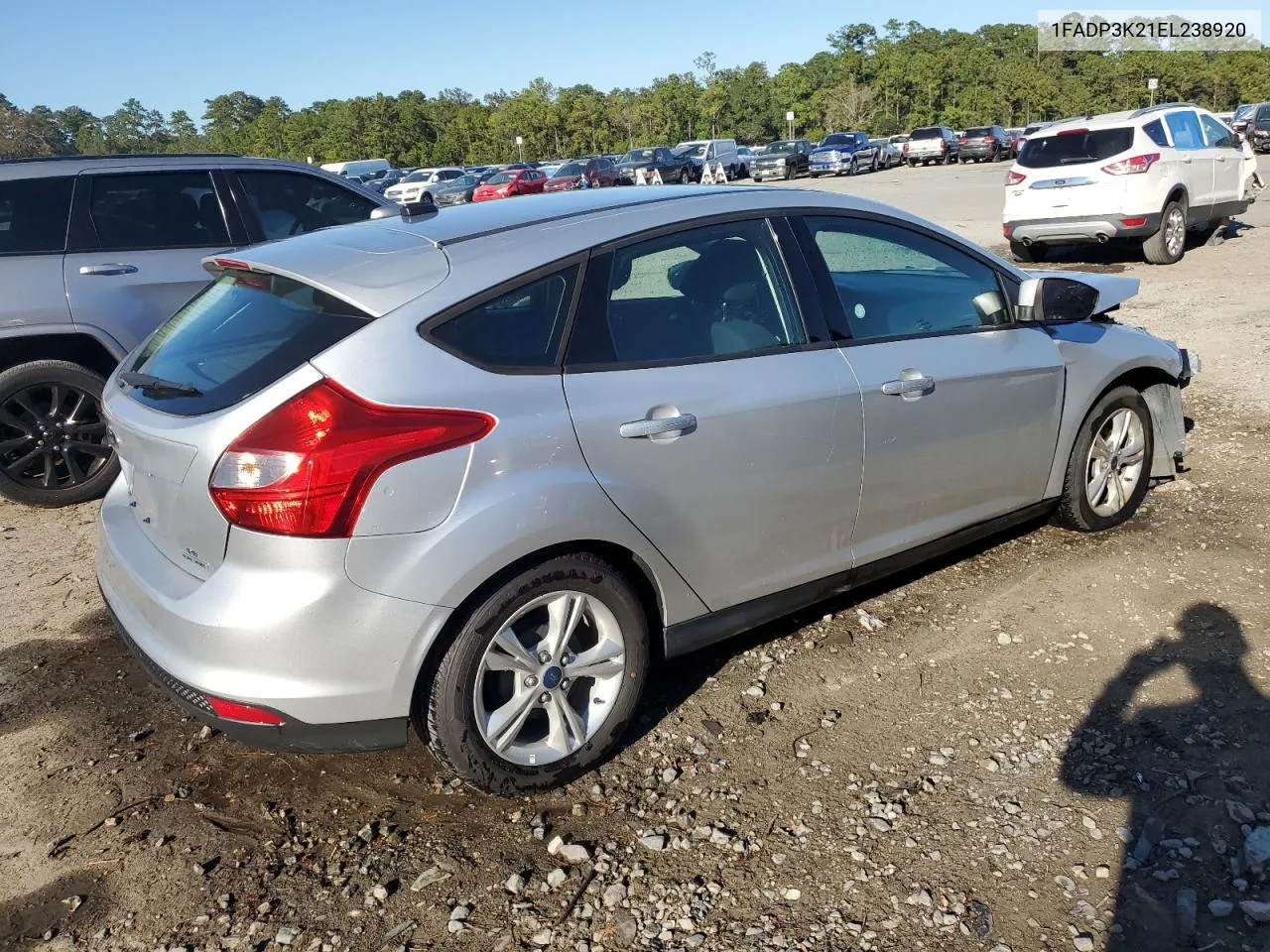 2014 Ford Focus Se VIN: 1FADP3K21EL238920 Lot: 76069754